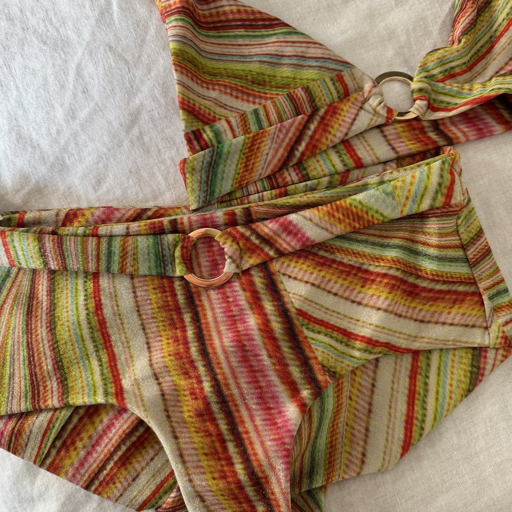 NWT Frankies Bikinis Top XS Bottoms S